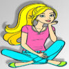 barbie coloring game