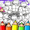 ninja turtle coloring book