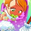 baby doll house cleaning