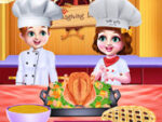 Chef Twins Hálaadás Bankett étel