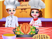 Chef Twins Hálaadás Bankett étel
